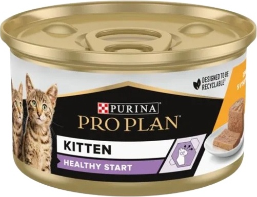 PRO PLAN® HEALTHY START для котят, паштет с курицей
