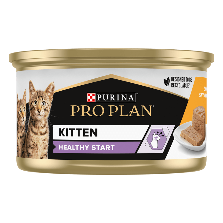 PRO PLAN® HEALTHY START для котят, паштет с курицей