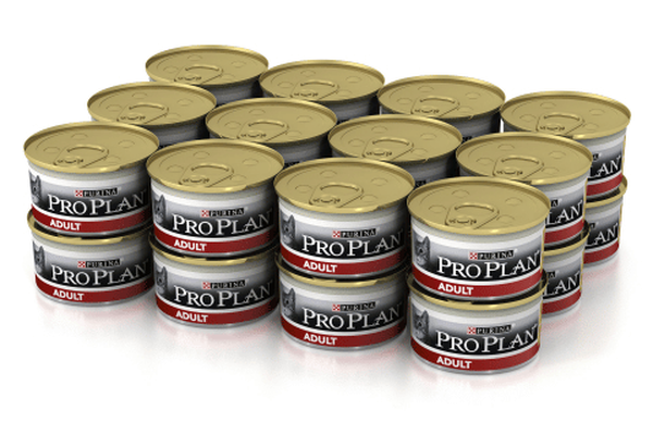 Влажный корм PRO PLAN® для взрослых кошек, с высоким содержанием курицы, паштет 85 г