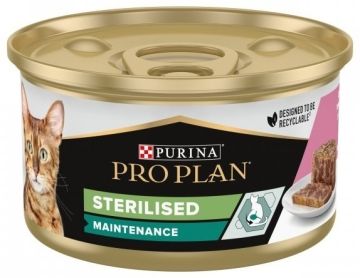 PRO PLAN® STERILISED ДЛЯ СТЕРИЛИЗОВАННЫХ КОШЕК И КАСТРИРОВАННЫХ КОТОВ, ПАШТЕТ С ТУНЦОМ